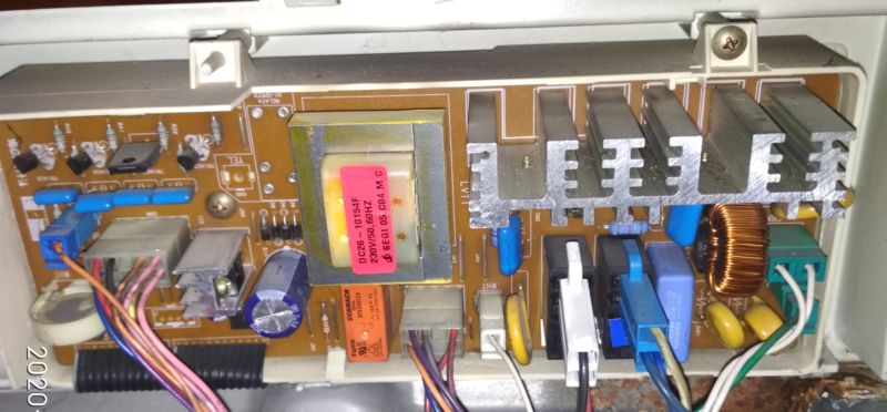 ремонт электронного модуля платы стиральной машиныsamsung