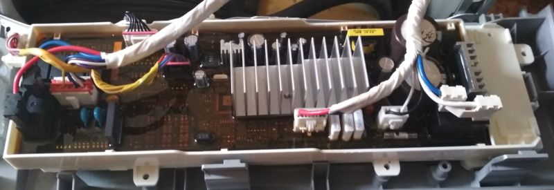  ремонт электронного модуля платы стиральной машины samsung7 
