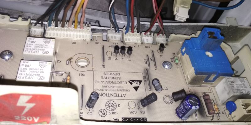 ремонт электронного модуля платы стиральной машины vestel4