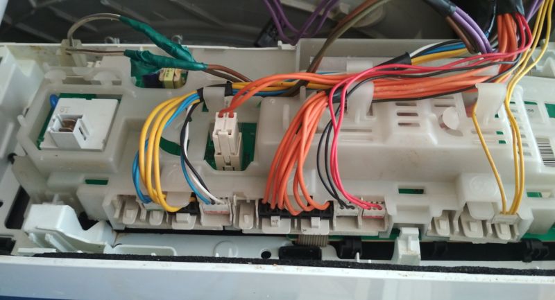 ремонт электронного модуля платы стиральной машины vestel6